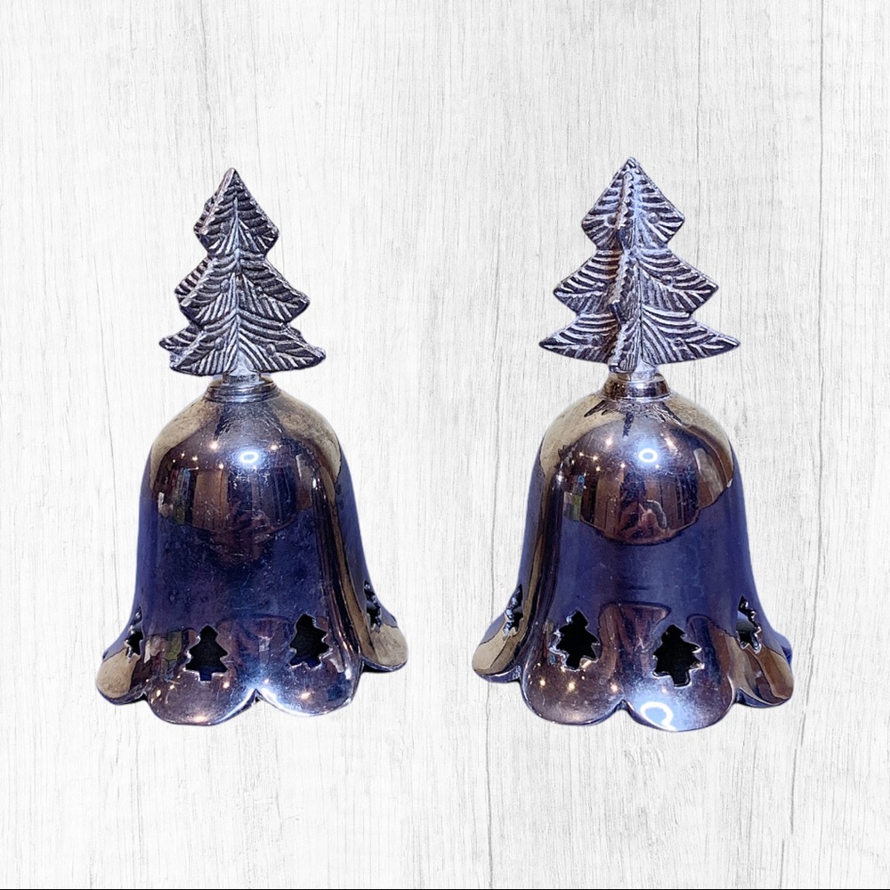 Christmas tree bills brass silver plated: India - Picture 2 of 5
